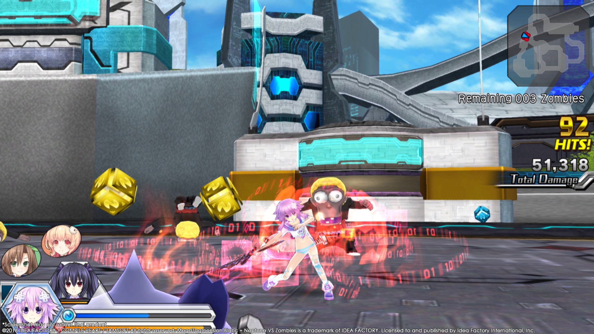 MegaTagmension Blanc + Neptune VS Zombies (Neptunia) - кадр 9