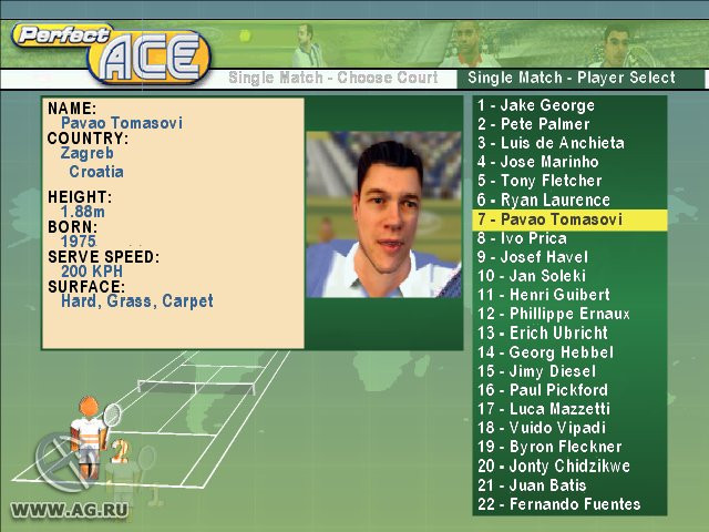 Perfect Ace - Pro Tournament Tennis - кадр 7