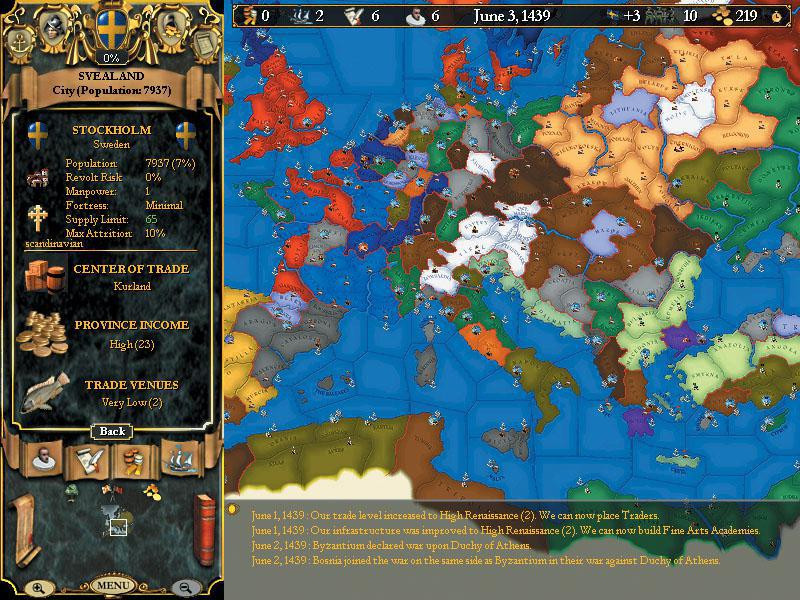 Europa Universalis 2 - кадр 11