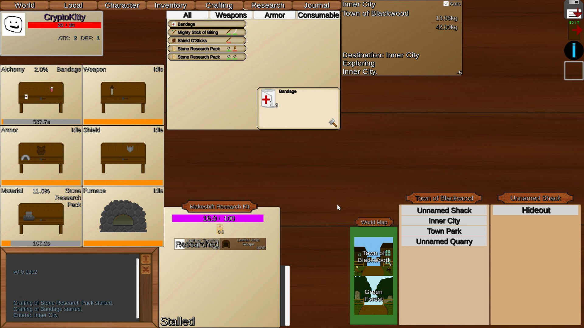 Choices RPG Idle-Ish Game Prototype (itch) - кадр 2