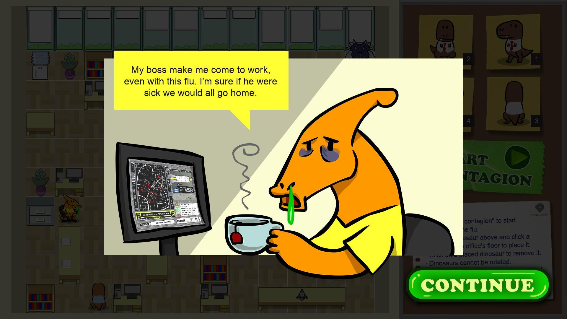 SUPER Dino Contagion - Boss Edition (itch) - кадр 2