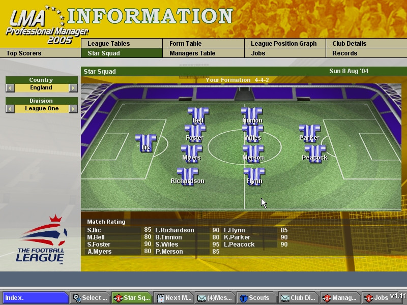 LMA Professional Manager 2005 - кадр 3