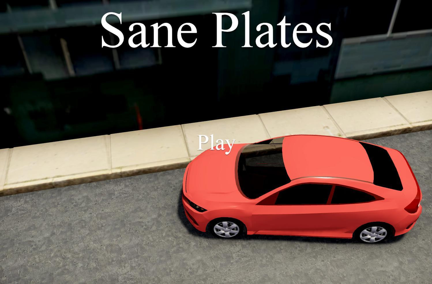Sane Plates (itch) - кадр 1