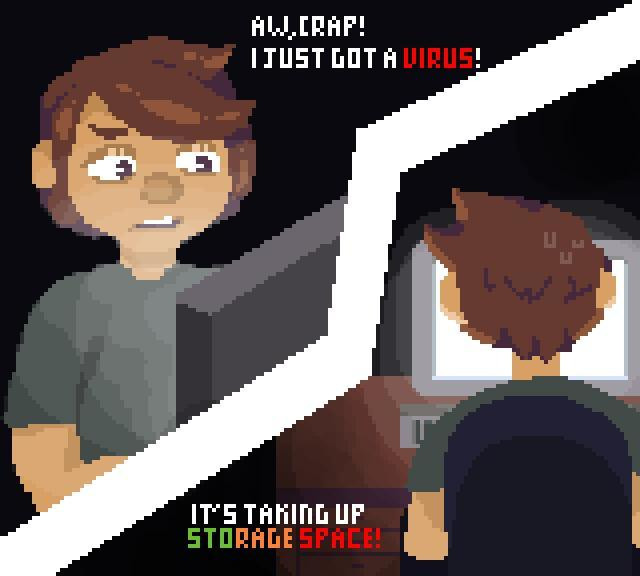 ExplodyOS - Defeat the Virus (itch) - кадр 3