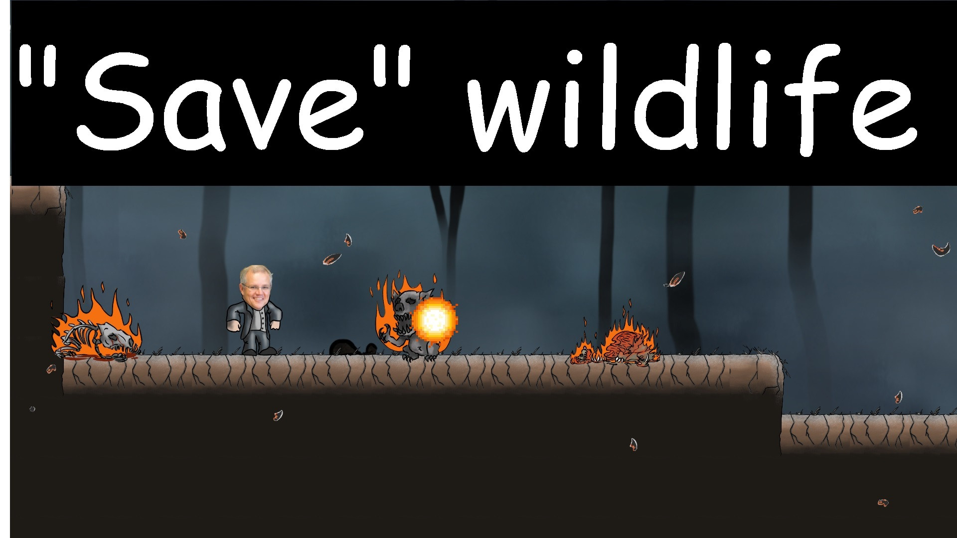 Scott Morrisons Fantasy Firefighting Arcade Adventure (itch) - кадр 1