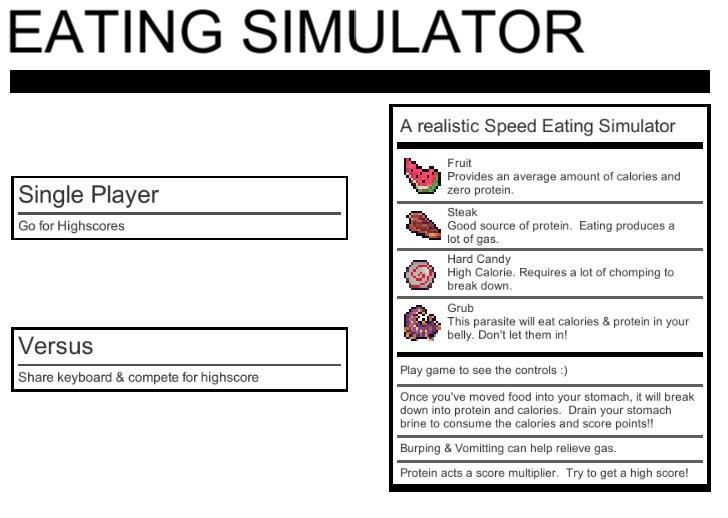 Eating Sim LD42 Edition (itch) - кадр 2