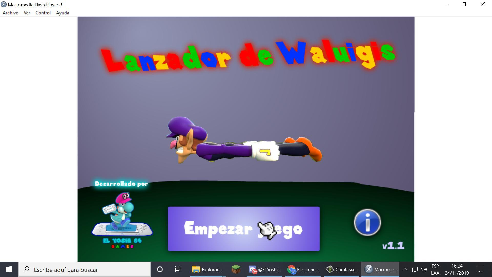 Lanzador de Waluigis (itch) - кадр 3
