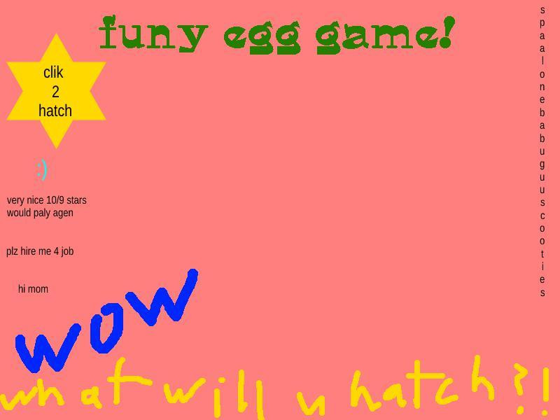 funy egg game (itch) - кадр 1