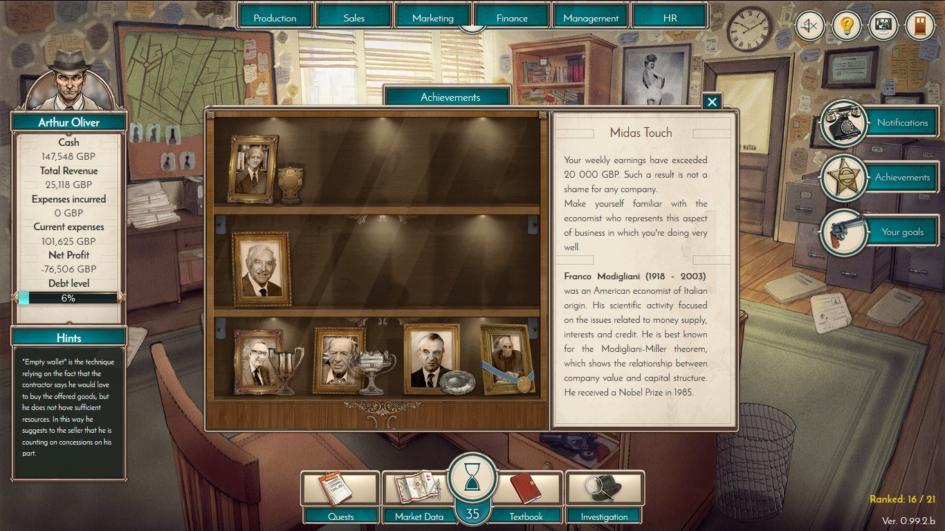 Coffee Noir - Business Detective Game - кадр 7