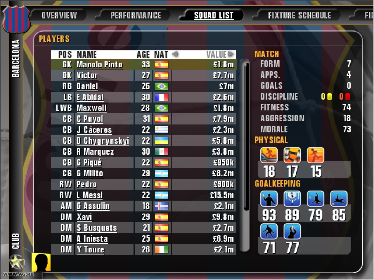 Premier Manager 10 - кадр 13