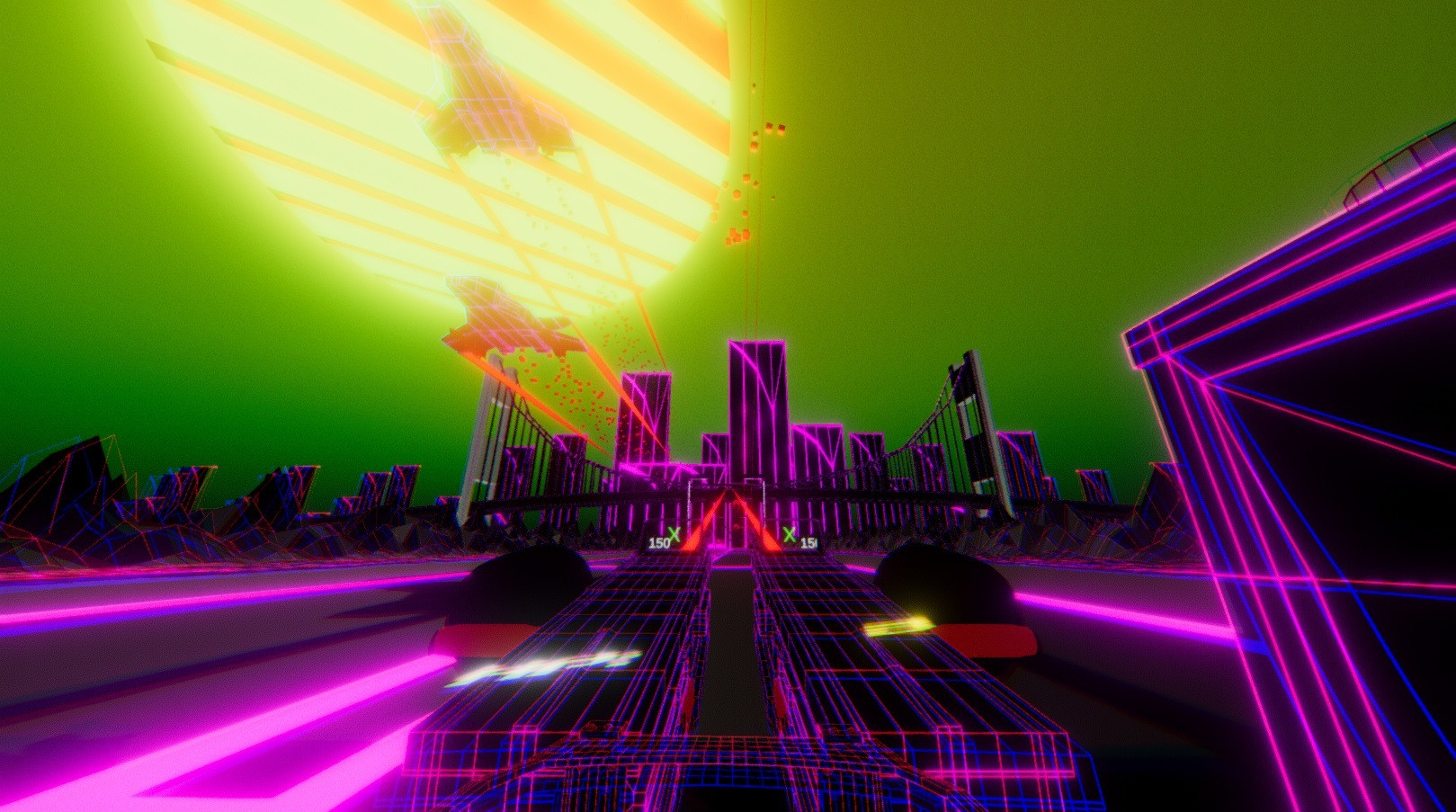 VR SynthShip Shootout (itch) - кадр 3