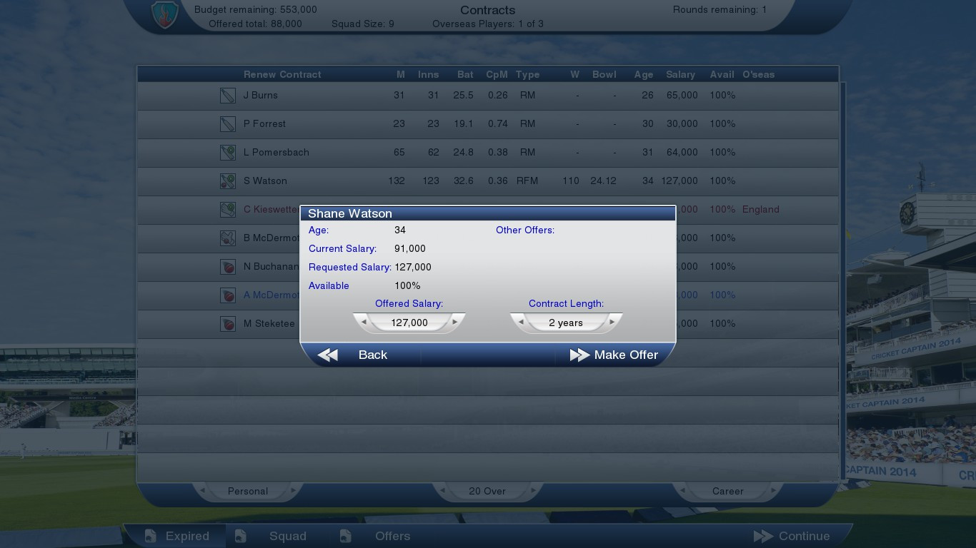 Cricket Captain 2014 - кадр 9