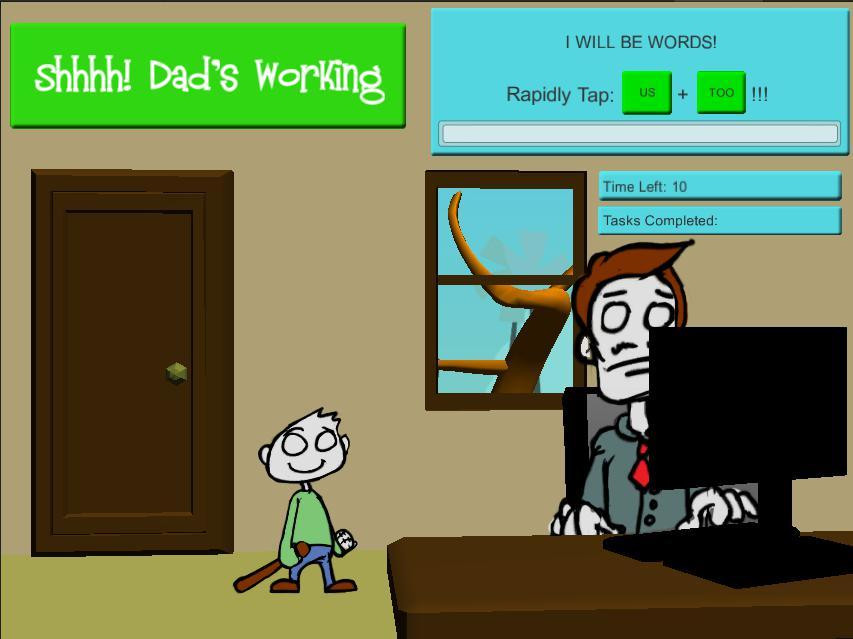SHHHH! Daddy's Working (itch) - кадр 1