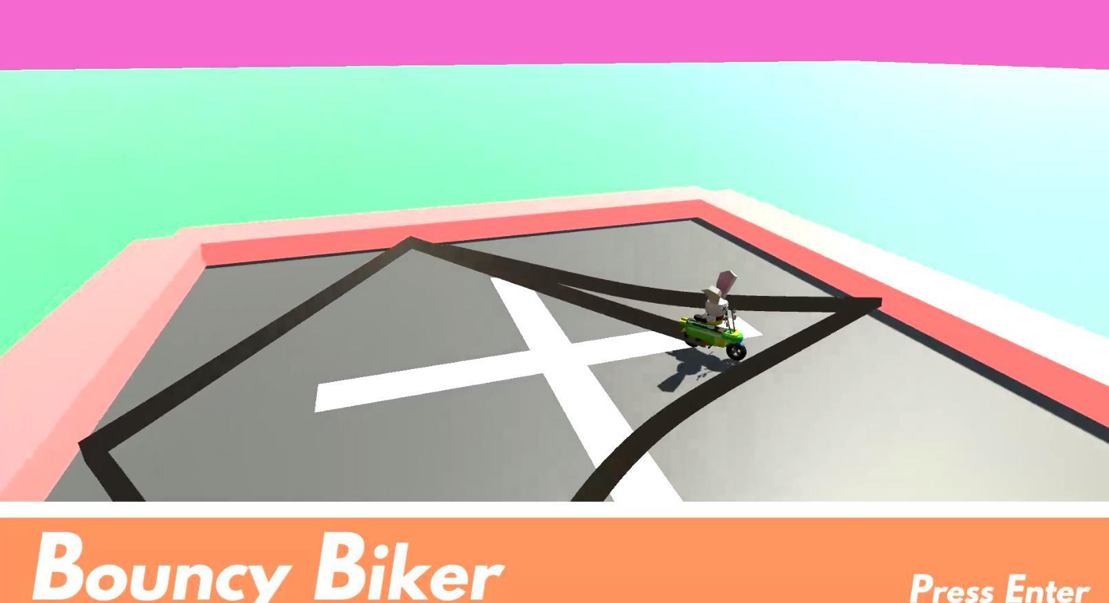Bouncy Biker (itch) - кадр 1