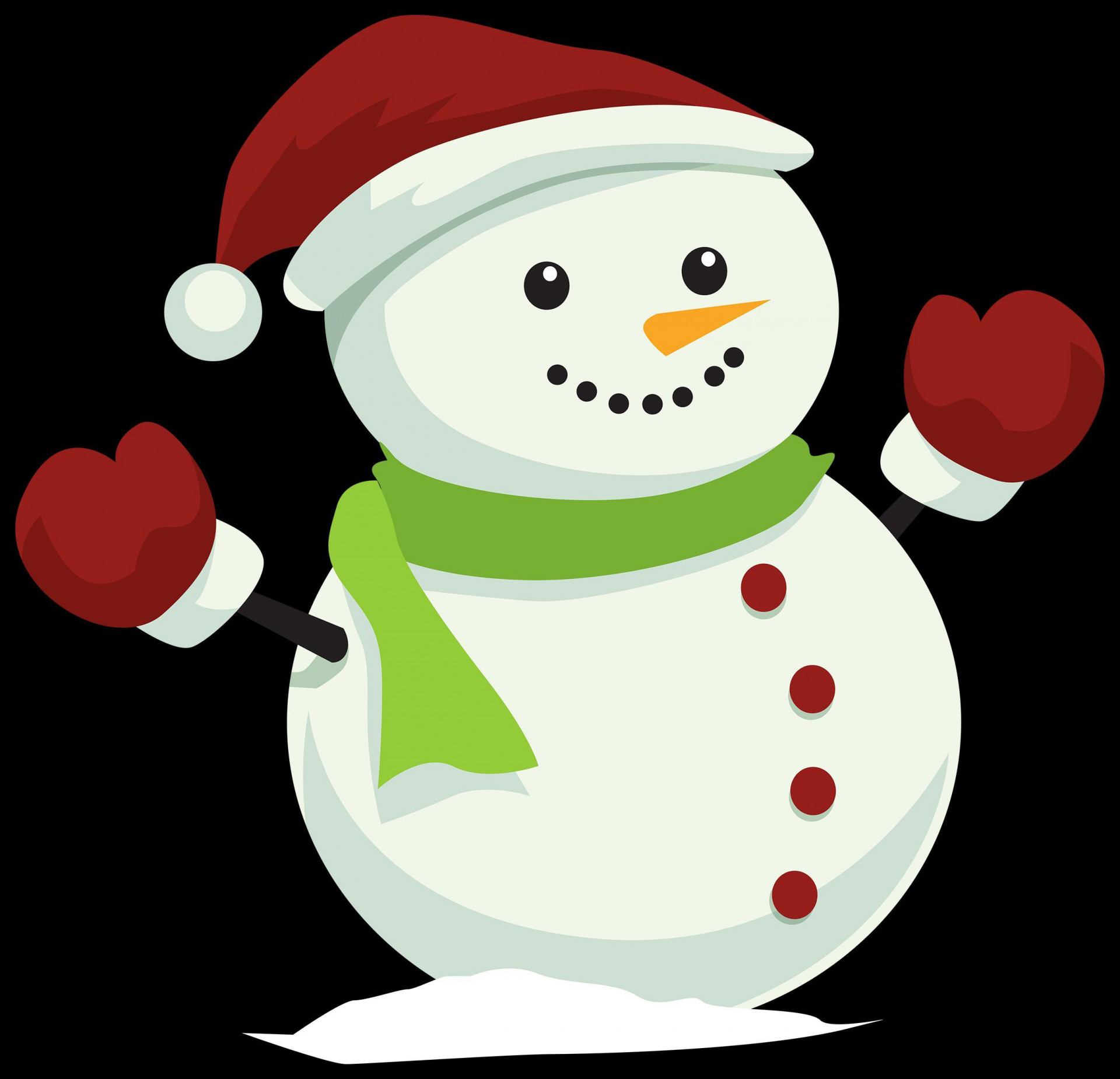 Snowman (itch) (AndressaG) - кадр 1