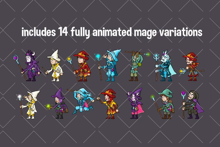 Mega mage pack (itch) - кадр 2
