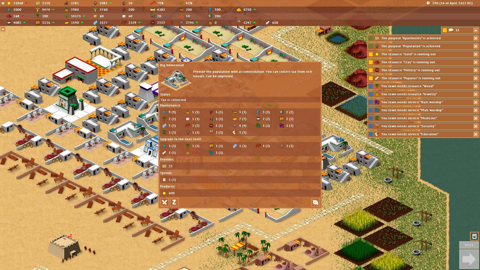 Turn-Based Kingdom: Ancient Egypt (itch) - кадр 3