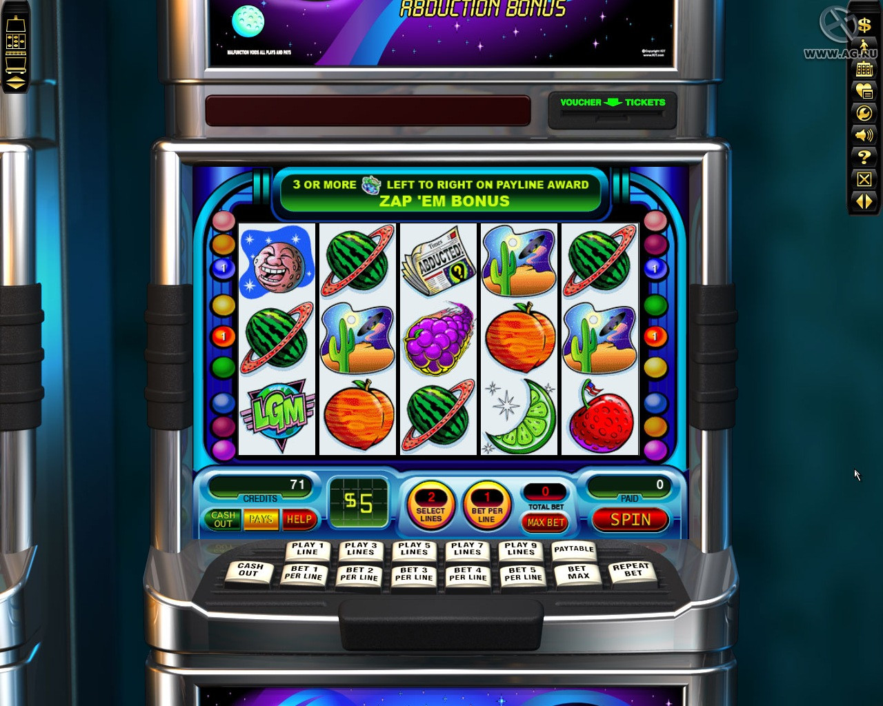 IGT Slots: Little Green Men - кадр 8