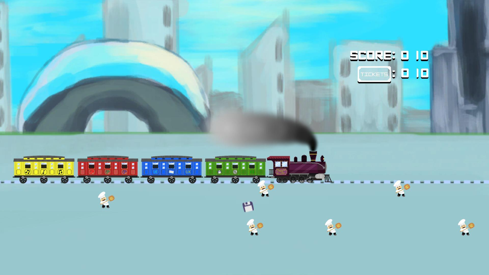 Train Jam Defender (itch) - кадр 1