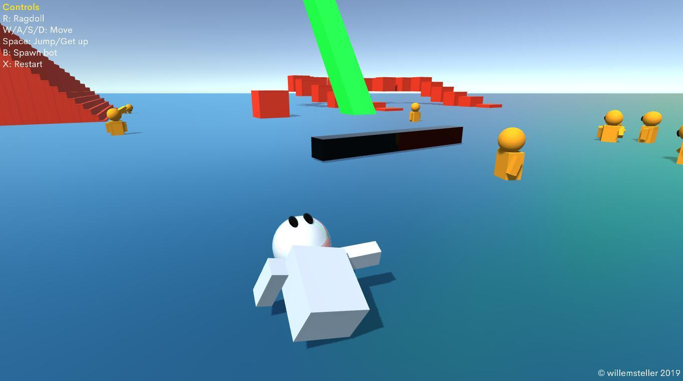 Ragdoll Character Demo (itch) - кадр 2