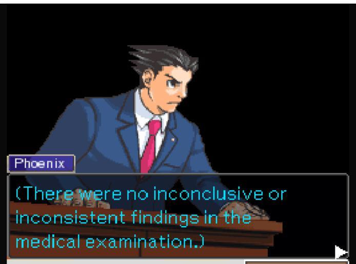 Ace Attorney - The First Turnabout Redux (itch) - кадр 3