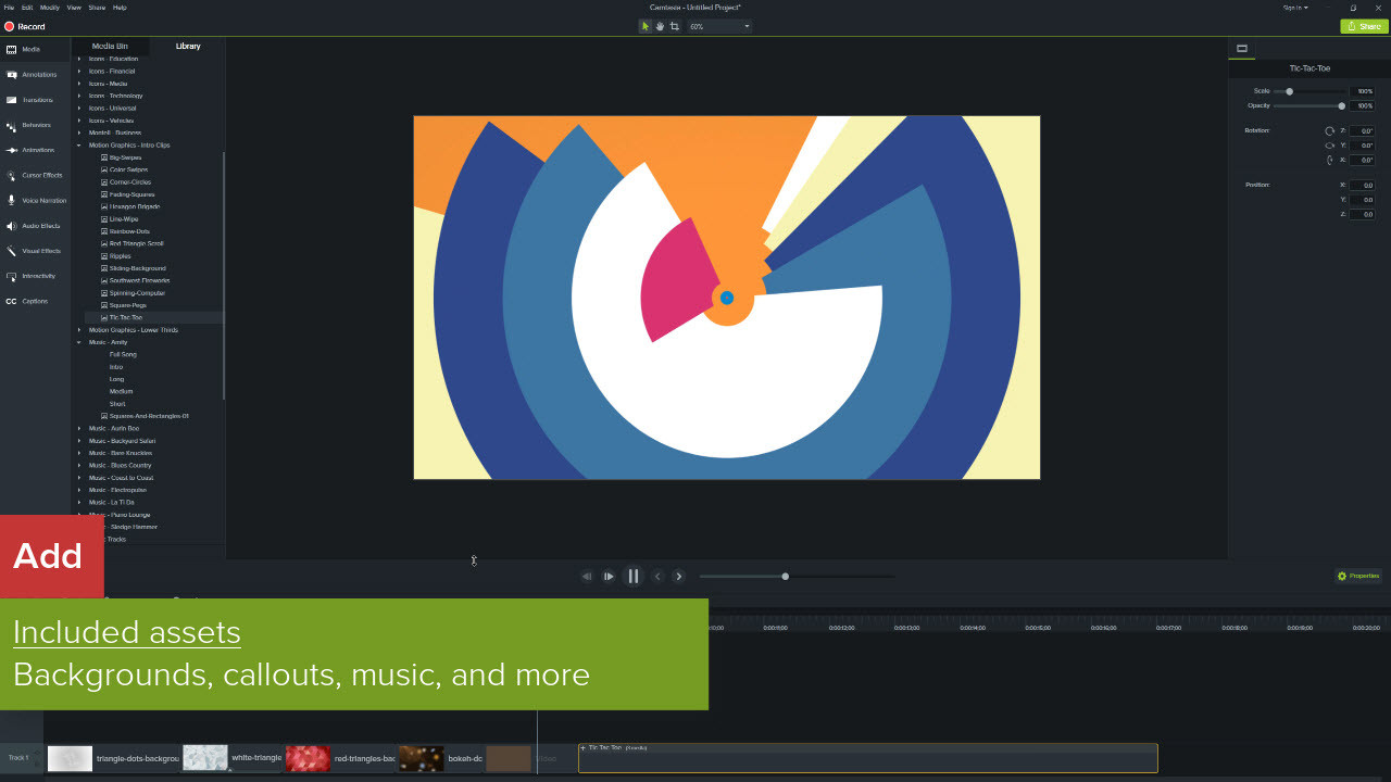 Camtasia - Subscription - кадр 1