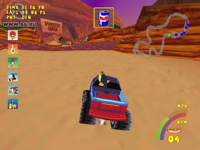 Woody Woodpecker Racing - кадр 9