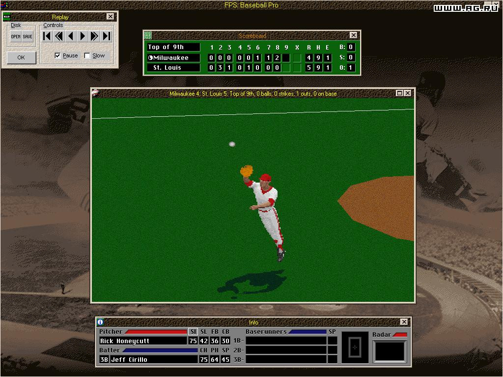 Front Page Sports: Baseball Pro '98 - кадр 10