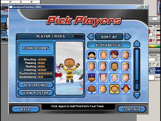 Backyard Hockey 2005 - кадр 5