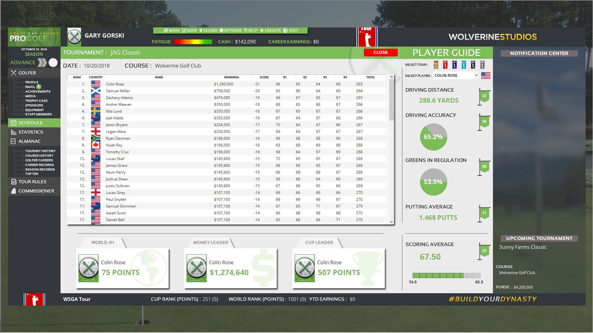 Draft Day Sports: Pro Golf - кадр 3