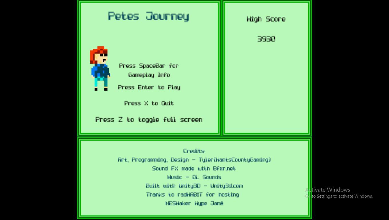 Petes Journey (itch) - кадр 2