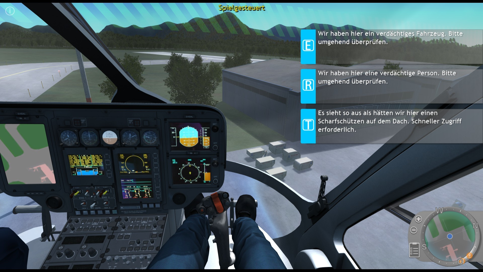 Polizeihubschrauber Simulator - кадр 11
