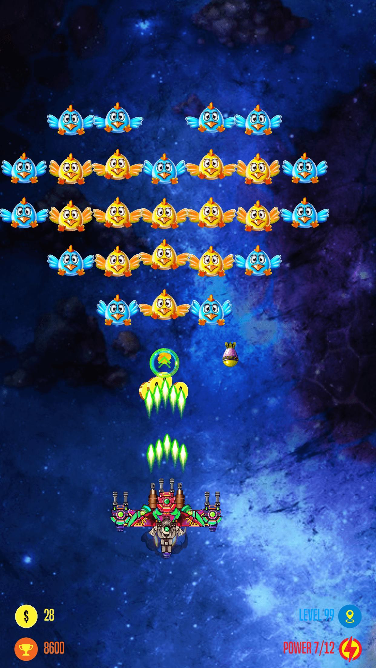 Strike Galaxy Chicken Attack (itch) - кадр 2