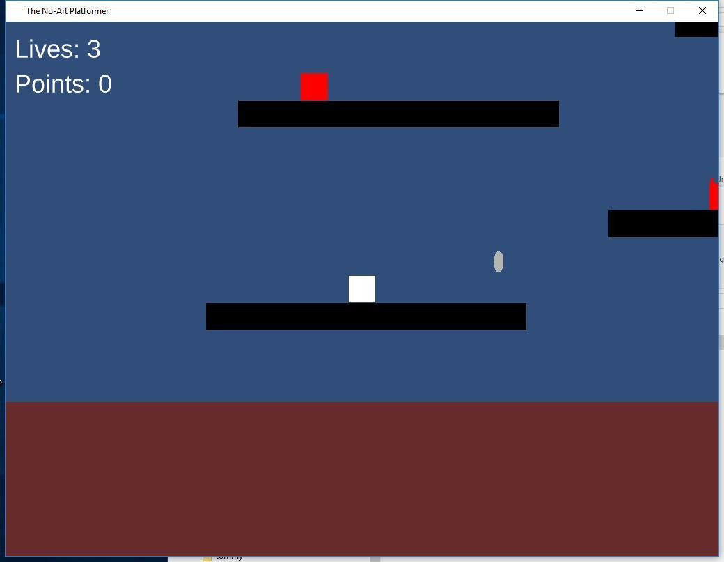 The No-Art Platformer (itch) - кадр 1