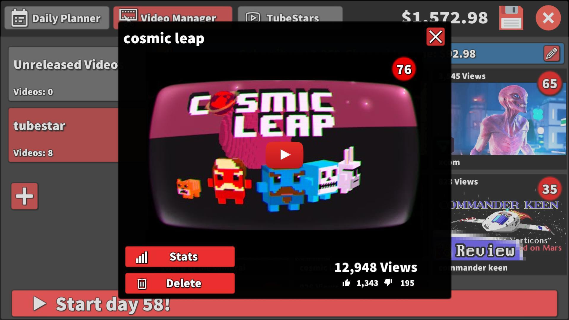 TubeStar 2016 (itch) - кадр 2