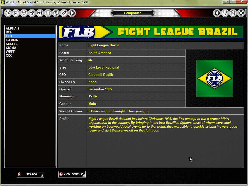 World of Mixed Martial Arts 3 - кадр 6
