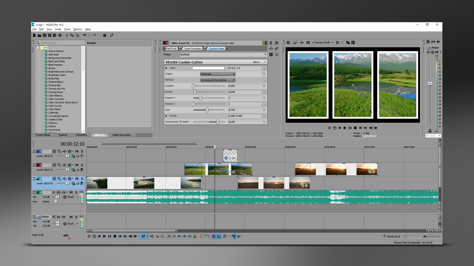 VEGAS Pro 14 Edit - кадр 1