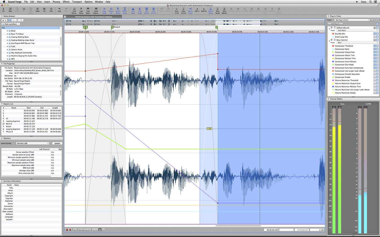 Sound Forge Mac 2.0 - Steam Powered - кадр 1