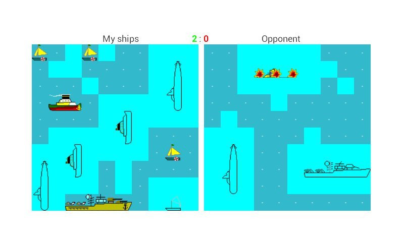 Battle at Sea (mbrodski) (itch) - кадр 2