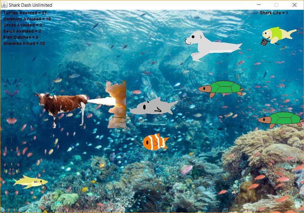 Shark Dash Unlimited (itch) - кадр 2