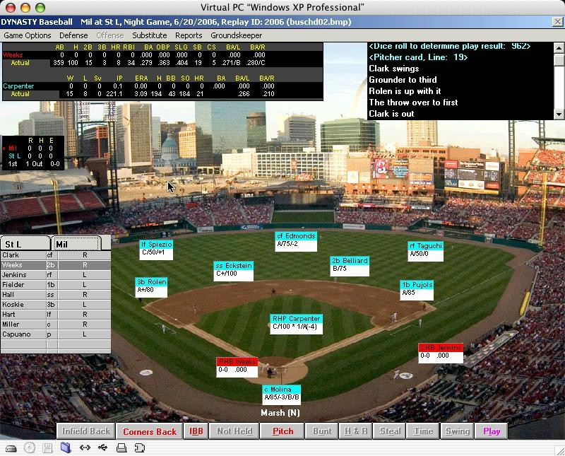 Dynasty League Baseball (2007) - кадр 1