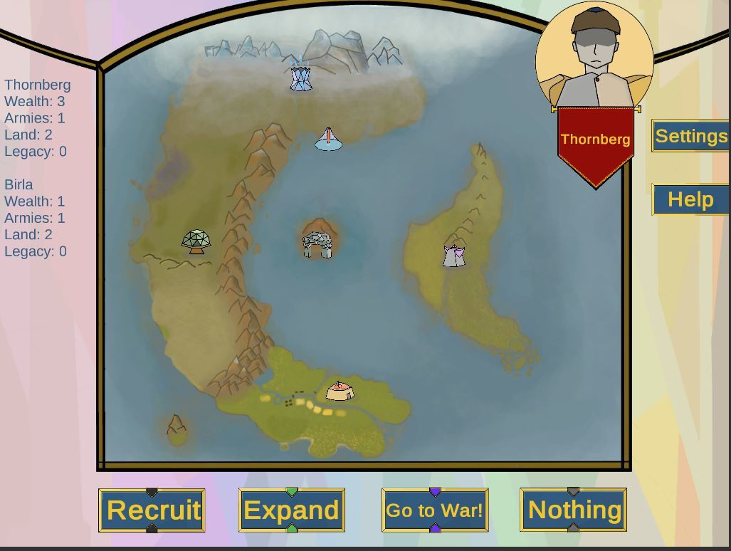 Wealth, Army, Land, and Legacy (itch) - кадр 1