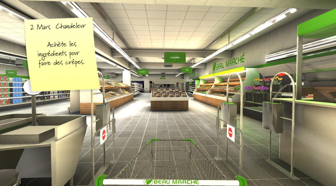 FAIRE LES COURSES et PRÉPARER DES CRÊPES (itch) - кадр 1