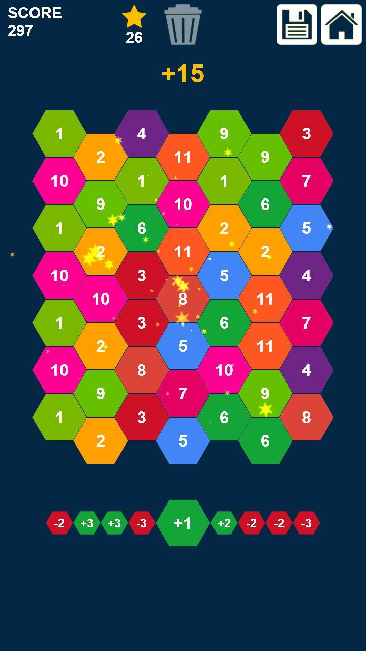 Hexagons: Drag and Merge Numbers (itch) - кадр 6