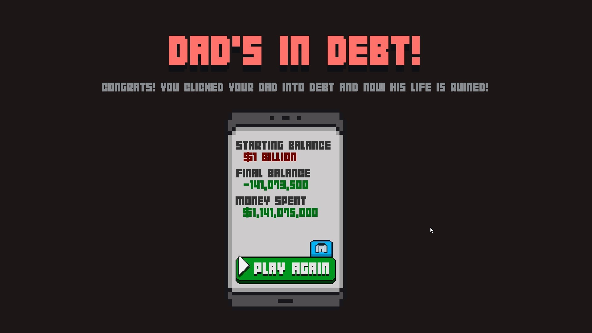 Daddy's In Debt! (itch) - кадр 3