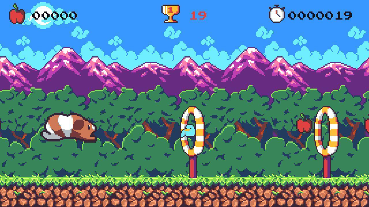Guinea Jump - Jumping game with guinea pigs (itch) - кадр 2
