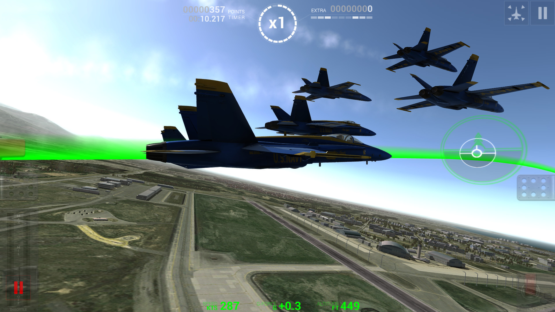Blue Angels Aerobatic Flight Simulator - кадр 6