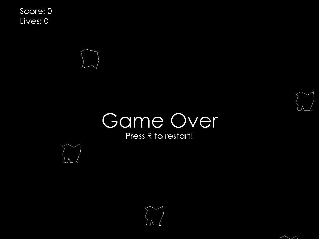UP906980 - Hard Mode Asteroids (itch) - кадр 1