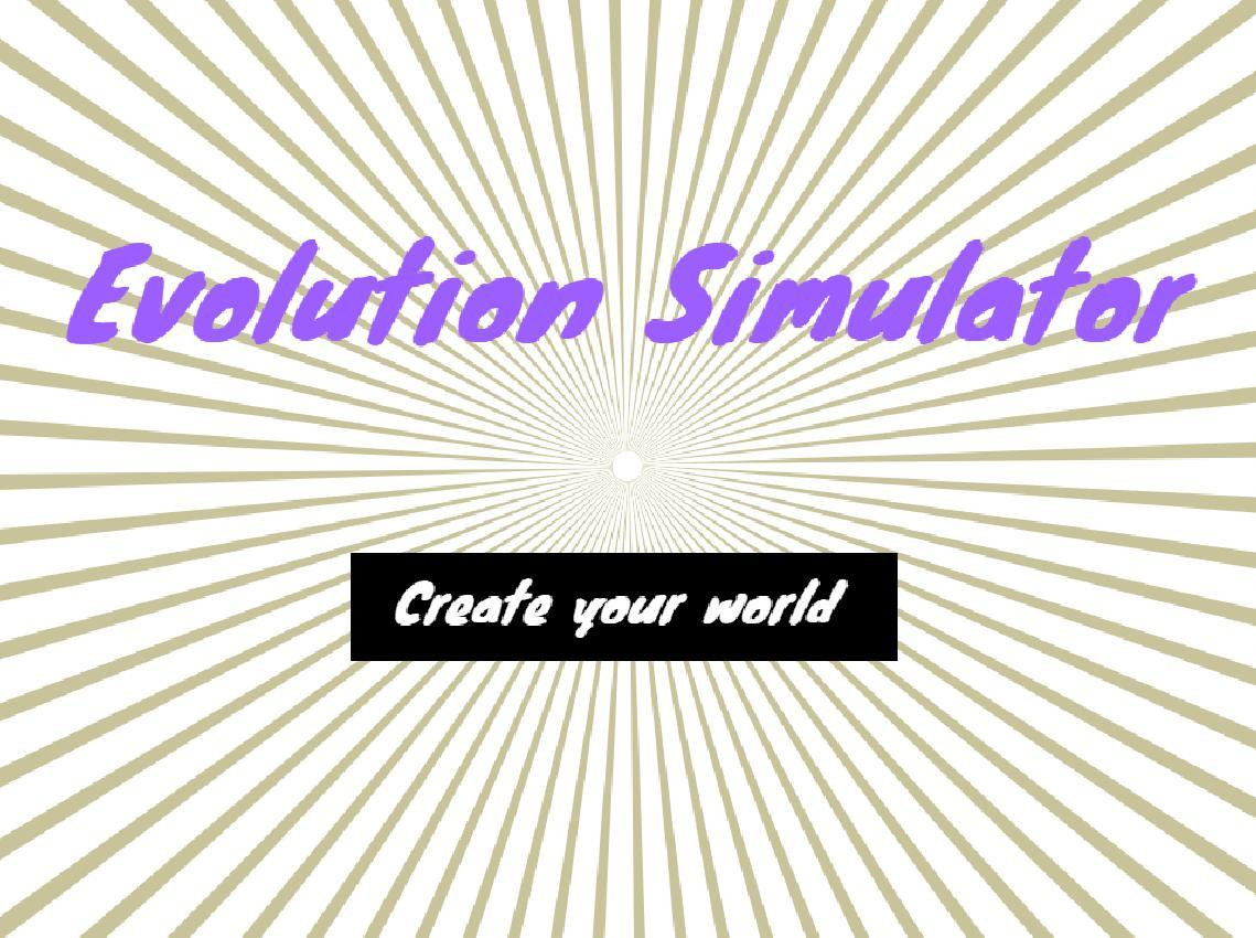 Evolution Simulator (itch) - кадр 1