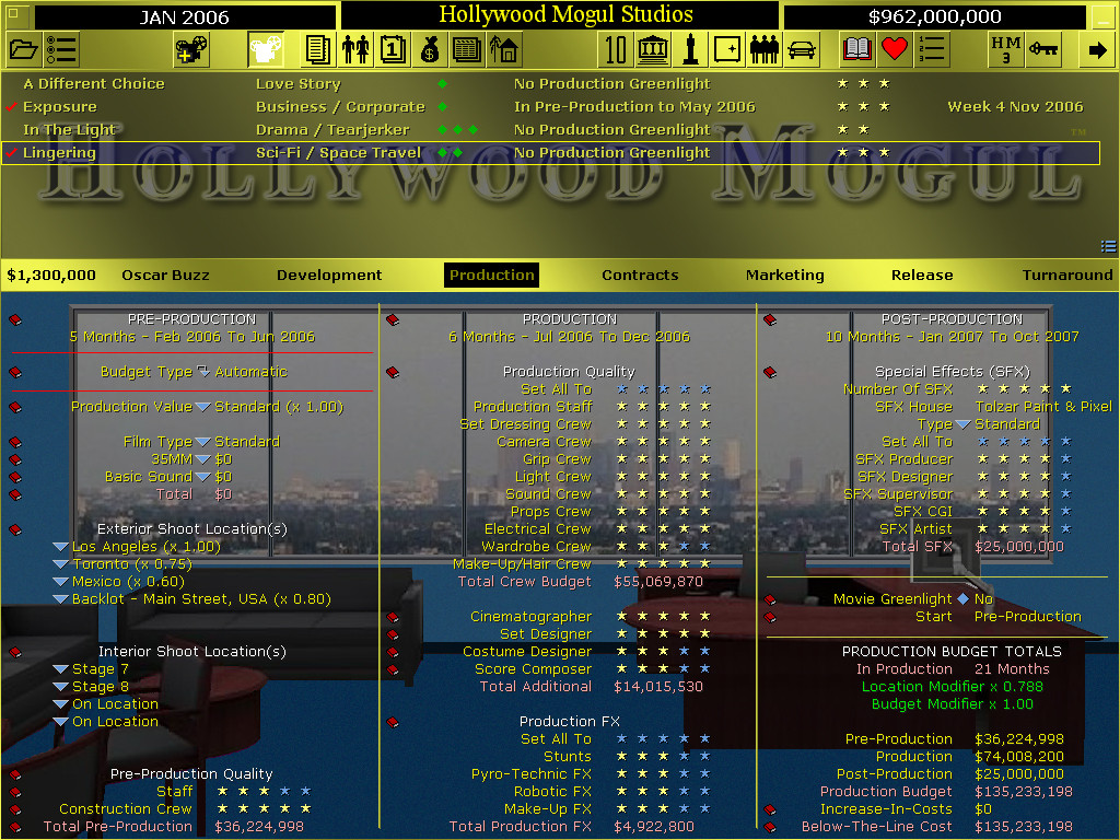 Hollywood Mogul 3 - кадр 6